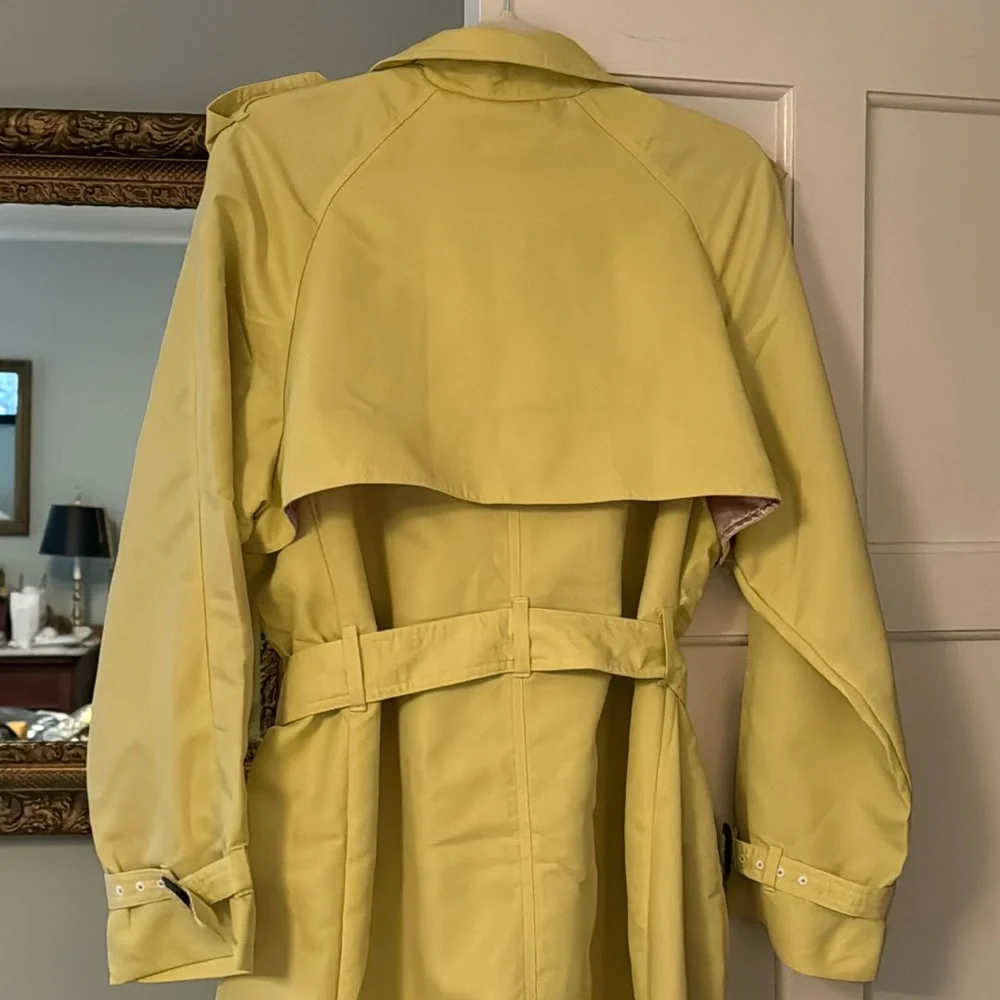 J.Crew Relaxed trench coat in lightweight shiny nylon CD420